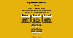 Read more about the article Dispatchers Wellness | Upcoming Dates