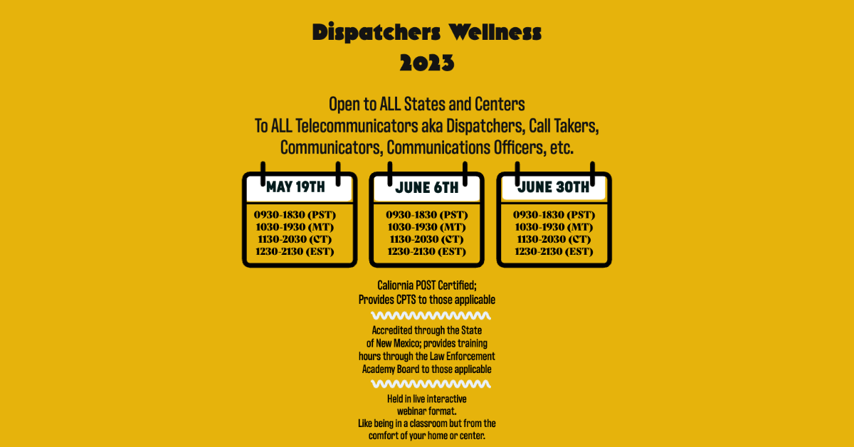 You are currently viewing Dispatchers Wellness | Upcoming Dates
